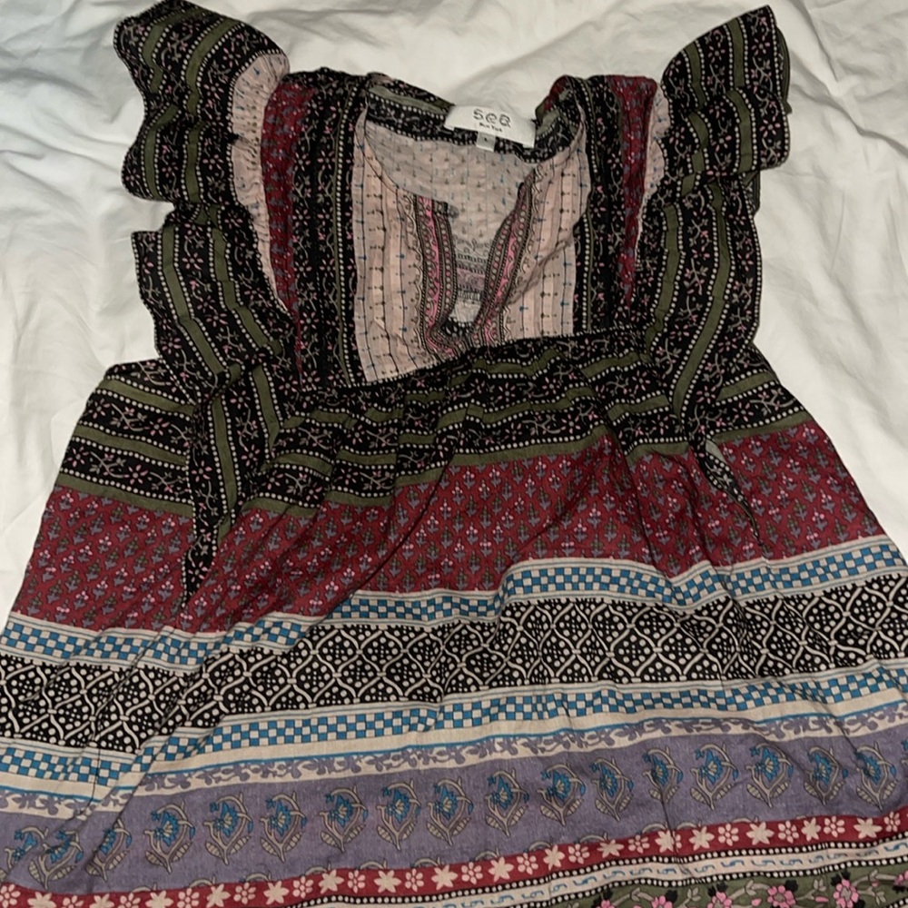 sea babydoll top
